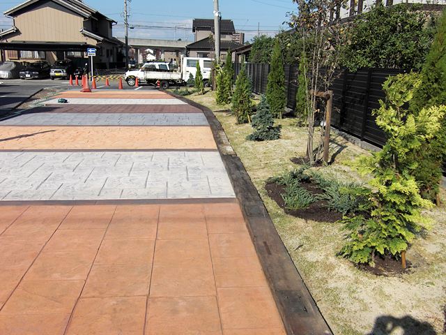 愛知県春日井市で平成６年より地域の皆様に支えられてきた造園・建築会社、造園四季への施行実績、ガーデン工事の実例です。